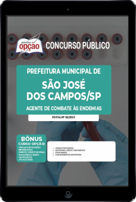 Apostila Prefeitura de São José dos Campos - SP em PDF - Agente de Combate às Endemias