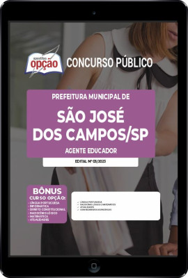 Apostila Prefeitura de São José dos Campos - SP em PDF - Agente Educador