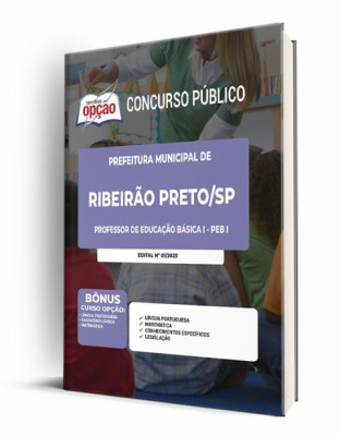 Apostila Prefeitura de Ribeirão Preto - SP - Professor de Educação Básica I - PEB I