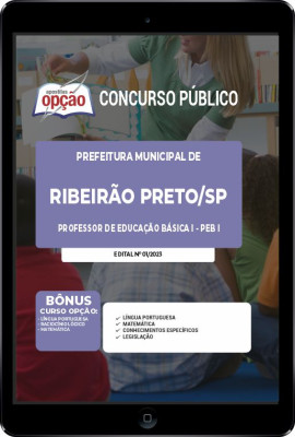 Apostila Prefeitura de Ribeirão Preto - SP em PDF - Professor de Educação Básica I - PEB I