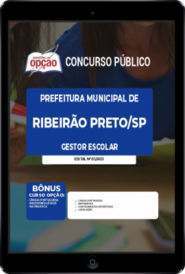 Apostila Prefeitura de Ribeirão Preto - SP em PDF - Gestor Escolar