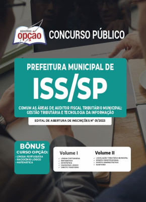 Apostila ISS-SP - Comum Auditor Fiscal Tributário Municipal