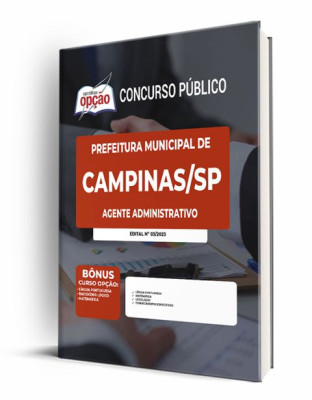Apostila Prefeitura de Campinas - SP - Agente Administrativo