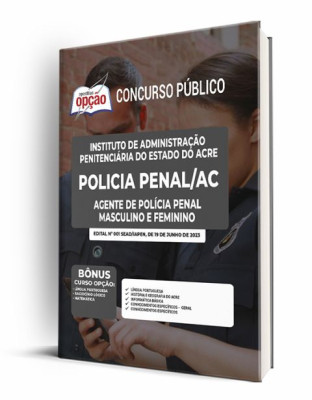 Apostila Policia Penal - AC - Agente de Polícia Penal - Masculino e Feminino