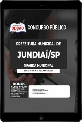 Apostila Prefeitura de Jundiaí - SP em PDF - Guarda Municipal