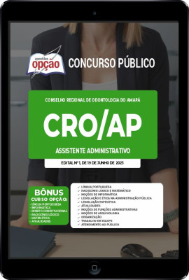 Apostila CRO-AP em PDF - Assistente Administrativo