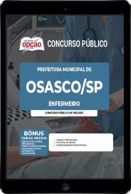 Apostila Prefeitura de Osasco - SP em PDF - Enfermeiro