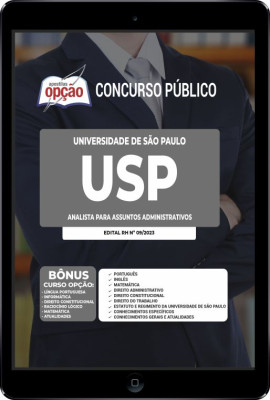 Apostila USP em PDF - Analista para Assuntos Administrativos