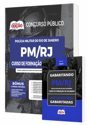 Combo Impresso PM-RJ - Curso de Formação de Soldados