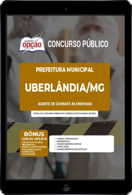 Apostila Prefeitura de Uberlândia - MG em PDF Agente de Combate às Endemias