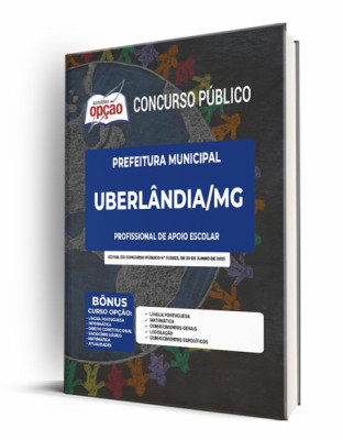 Apostila Prefeitura de Uberlândia - MG - Profissional de Apoio Escolar