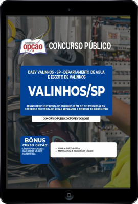 Apostila DAEV Valinhos - SP em PDF - Ensino Médio