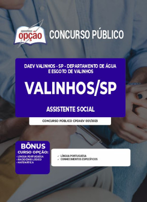 Apostila DAEV Valinhos - SP - Assistente Social