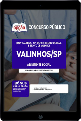 Apostila DAEV Valinhos - SP em PDF - Assistente Social