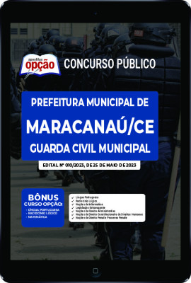 Apostila Prefeitura de Maracanaú - CE em PDF - Guarda Civil Municipal