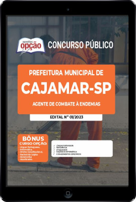 Apostila Prefeitura de Cajamar - SP em PDF - Agente de Combate à Endemias