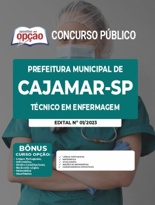 Apostila Prefeitura de Cajamar - SP - Técnico em Enfermagem