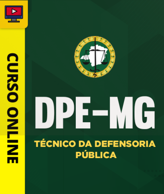 Curso DPE-MG - Técnico da Defensoria Pública