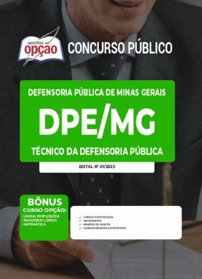Apostila DPE-MG - Técnico da Defensoria Pública