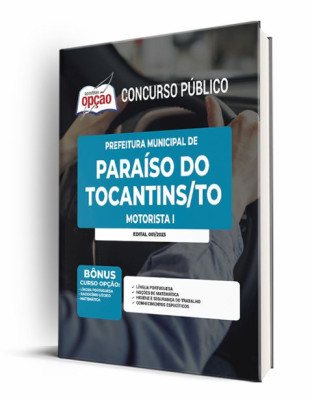 Apostila Prefeitura de Paraíso do Tocantins - TO - Motorista I
