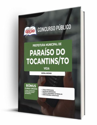 Apostila Prefeitura de Paraíso do Tocantins - TO - Vigia