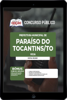 Apostila Prefeitura de Paraíso do Tocantins - TO em PDF - Vigia