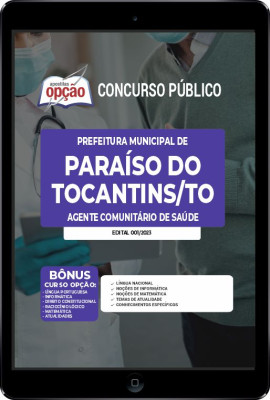 Apostila Prefeitura de Paraíso do Tocantins - TO em PDF - Agente Comunitário de Saúde