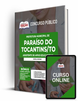 Apostila Prefeitura de Paraíso do Tocantins - TO - Assistente de Apoio Educacional