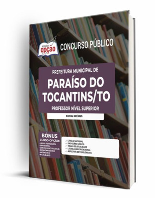 Apostila Prefeitura de Paraíso do Tocantins - TO - Professor Nível Superior
