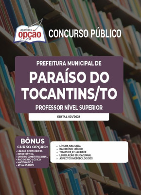 Apostila Prefeitura de Paraíso do Tocantins - TO - Professor Nível Superior