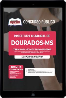 Apostila Prefeitura de Dourados - MS em PDF - Comum aos Cargos de Ensino Superior