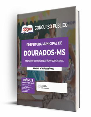 Apostila Prefeitura de Dourados - MS - Professor de Apoio Pedagógico Educacional