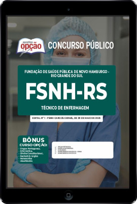Apostila FSNH-RS em PDF - Técnico de Enfermagem