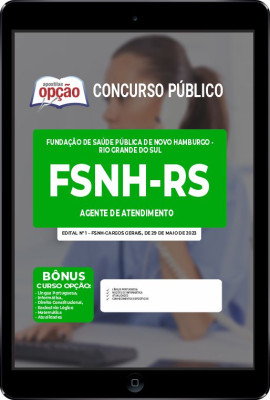 Apostila FSNH-RS em PDF - Agente de Atendimento