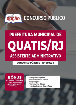 Apostila Prefeitura de Quatis - RJ - Assistente Administrativo
