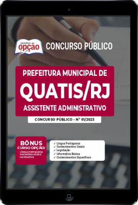 Apostila Prefeitura de Quatis - RJ em PDF - Assistente Administrativo