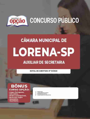 Apostila Câmara de Lorena - SP - Auxiliar de Secretaria