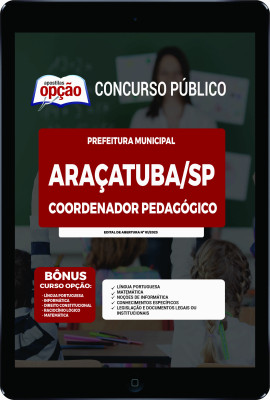 Apostila Prefeitura de Araçatuba - SP em PDF - Coordenador Pedagógico