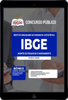 Apostila IBGE em PDF - Agente de Pesquisas e Mapeamento 2023