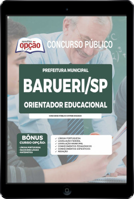 Apostila Prefeitura de Barueri - SP em PDF - Orientador Educacional