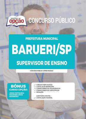 Apostila Prefeitura de Barueri - SP - Supervisor de Ensino