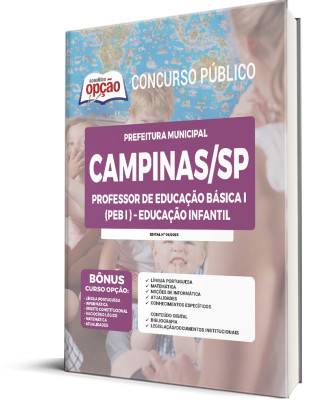 Apostila Prefeitura de Campinas - SP - Professor de Educação Básica I (PEB I ) – Educação Infantil