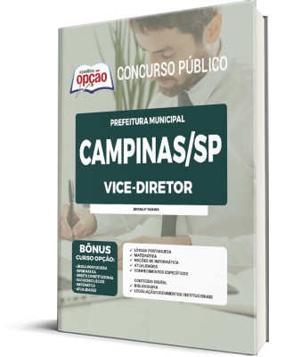 Apostila Prefeitura de Campinas - SP - Vice-Diretor
