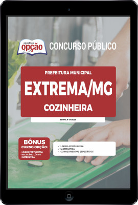 Apostila Prefeitura de Extrema - MG PDF - Cozinheira