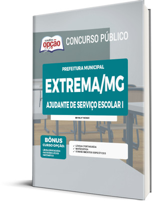 Apostila Prefeitura de Extrema - MG - Ajudante de Serviço Escolar I