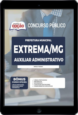 Apostila Prefeitura de Extrema - MG em PDF - Auxiliar Administrativo