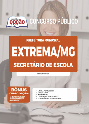 Apostila Prefeitura de Extrema - MG - Secretária de Escola