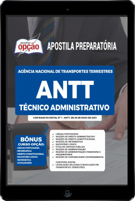 Apostila ANTT em PDF - Técnico Administrativo