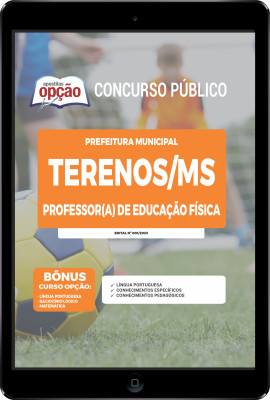 Apostila Prefeitura de Terenos - MS em PDF - Professor(a) de Educação Física