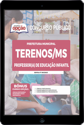 Apostila Prefeitura de Terenos - MS em PDF - Professor(a) de Educação Infantil